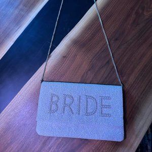 Bride Crossbody or Clutch Purse
